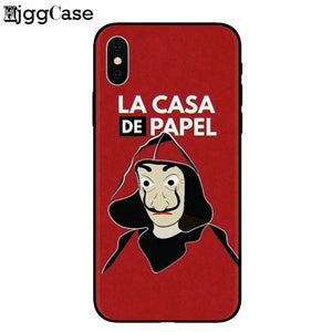 LA Casa De Papel Phone Case Cover For iPhone X