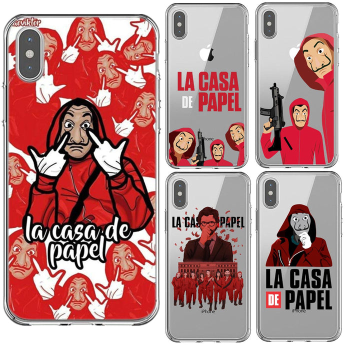 LA Casa De Papel Red Phone Case For iPhone