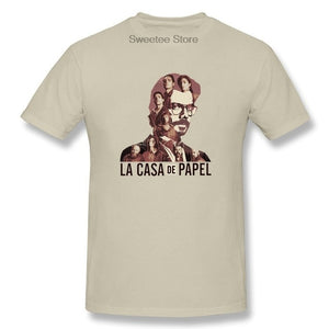 Grey La Casa De Papel T-Shirt